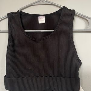 ribbed crop top